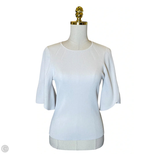 Top Short Sleeve By Ted Baker In White, Size: S