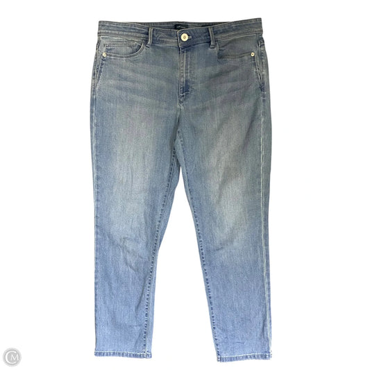 Jeans Straight By J. Jill In Blue Denim, Size: 12