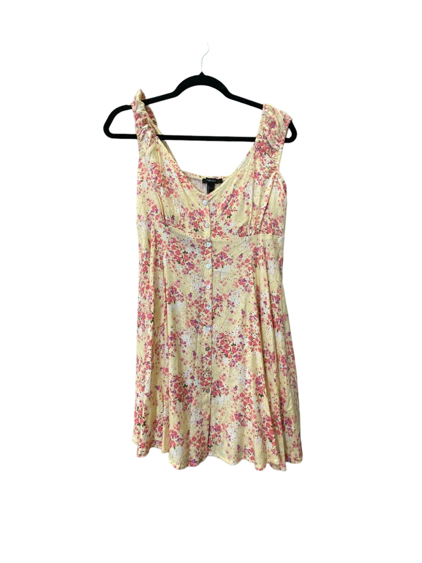 Dress Casual Short By Forever 21 In Floral Print, Size: S