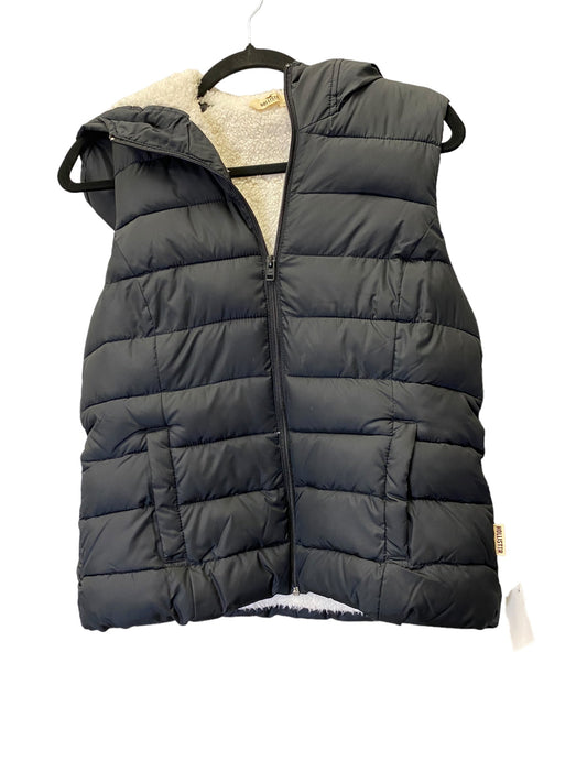 Vest Puffer & Quilted By Hollister In Black, Size: L