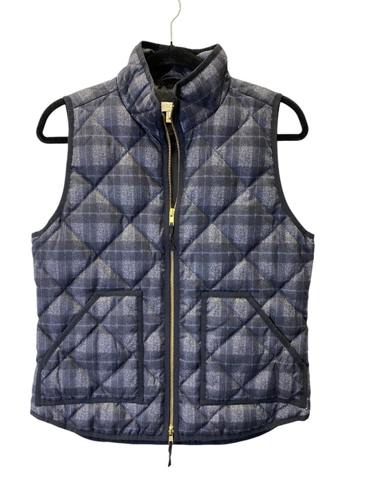 Vest Puffer & Quilted By J. Crew In Plaid Pattern, Size: S