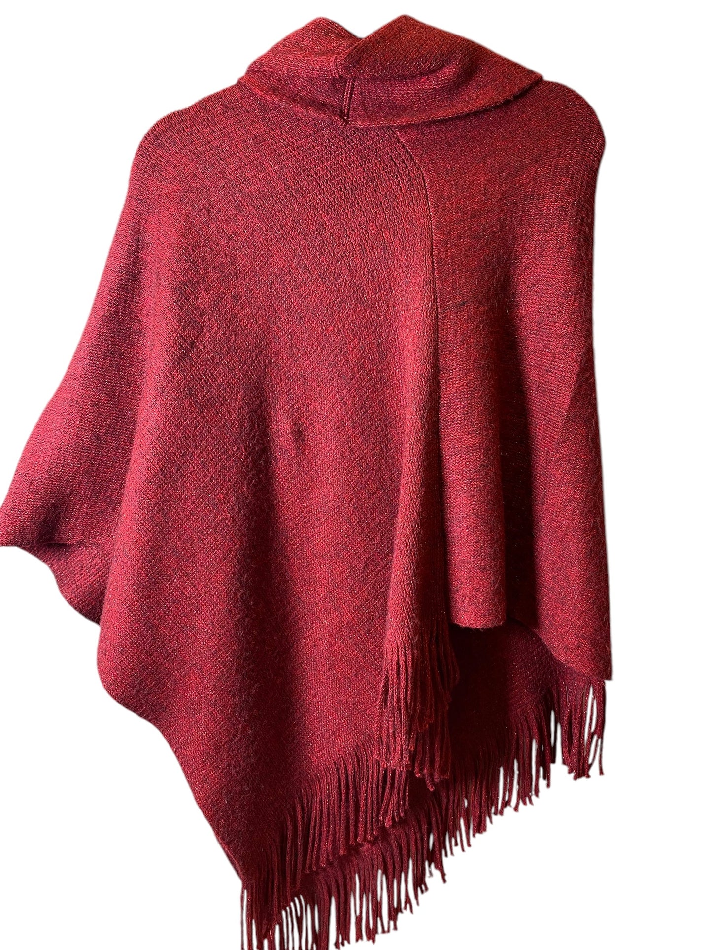 Shawl By Chicos In Maroon, Size: Osfm