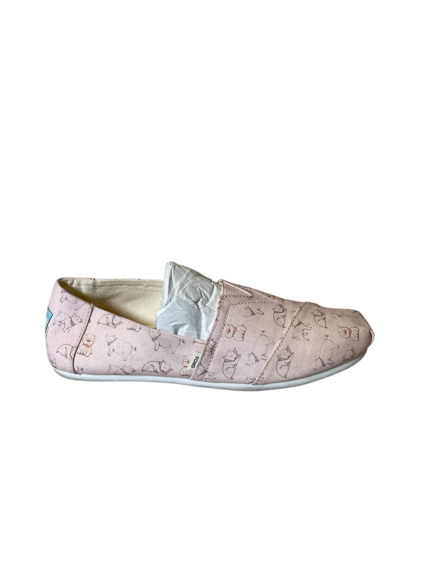 Shoes Flats By Toms In Pink, Size: 6