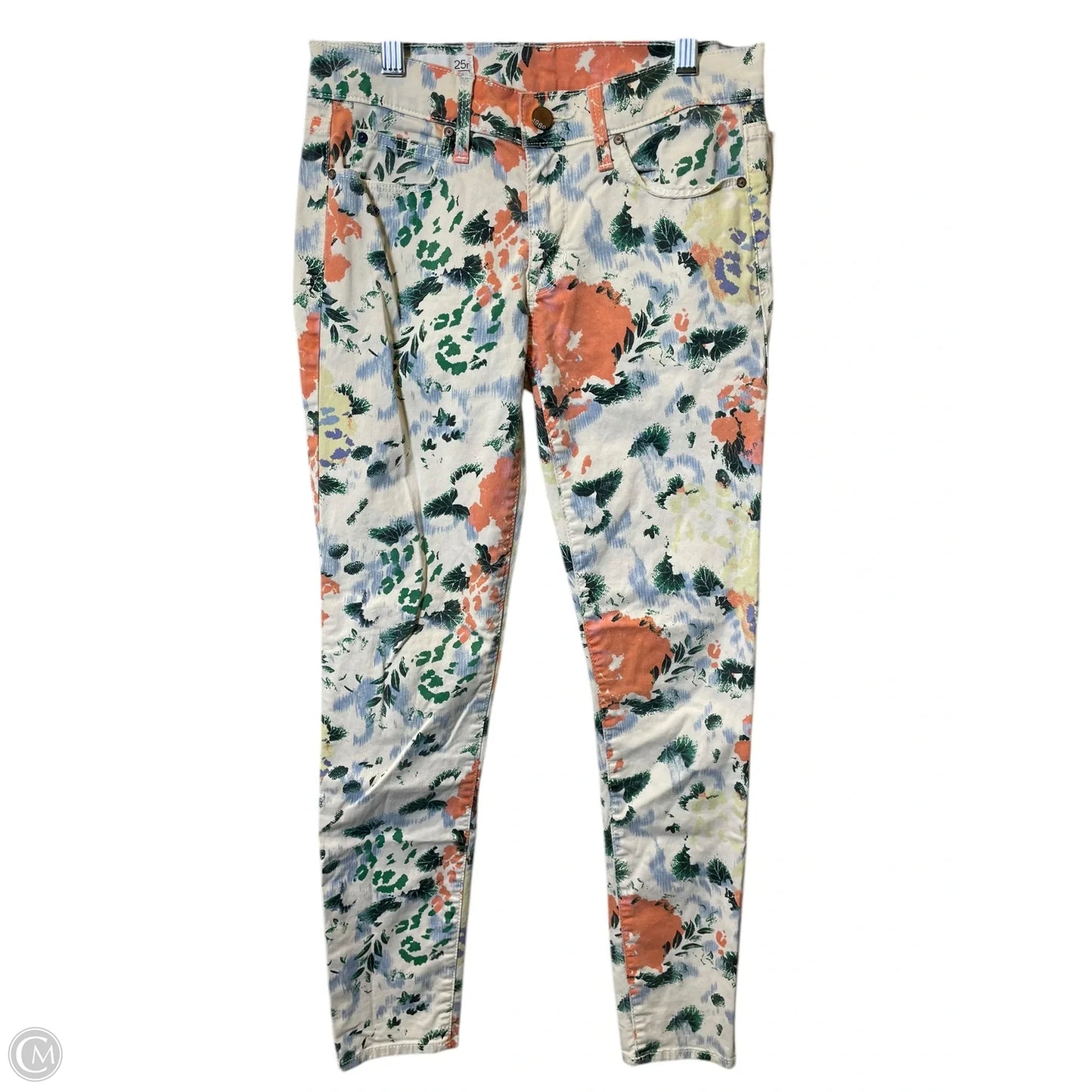 Jeans Skinny By Gap In Floral Print, Size: 2