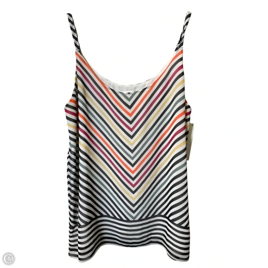 Top Sleeveless By Cabi In Multi-colored, Size: L