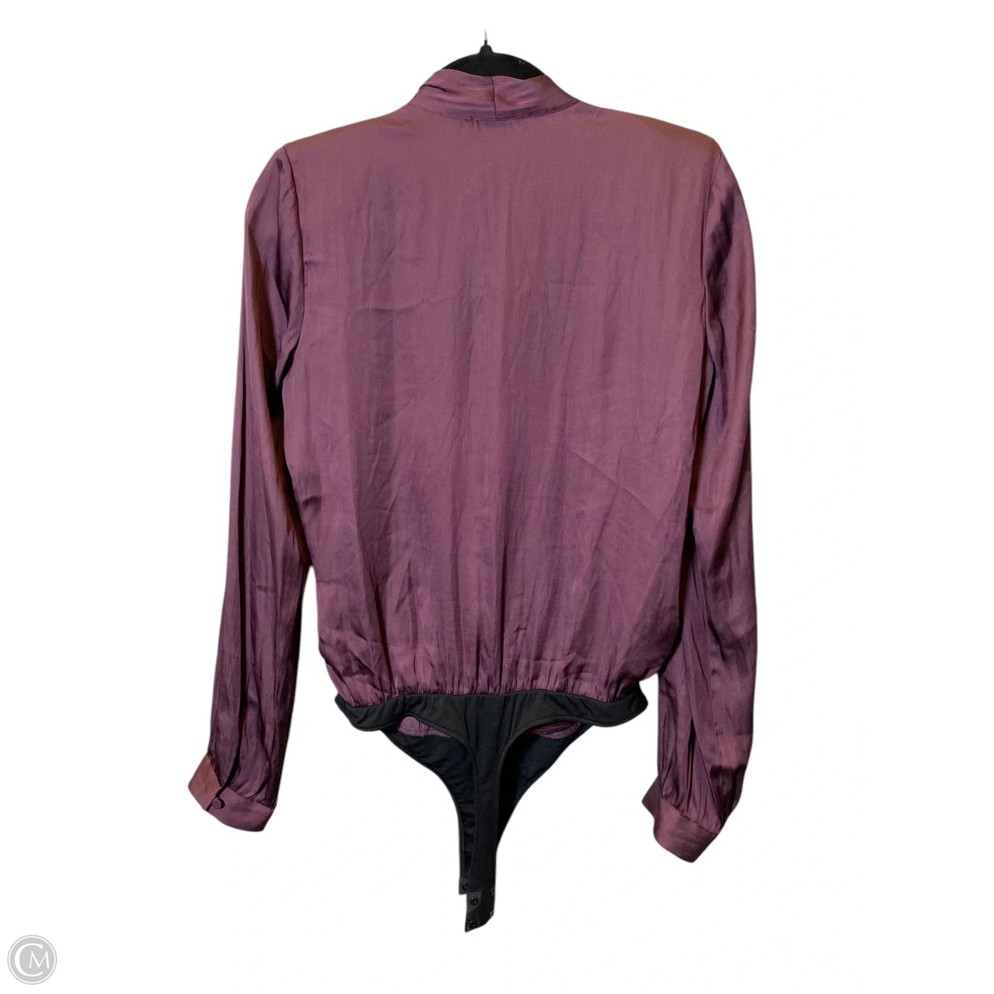 Top Long Sleeve By Paige In Maroon, Size: S