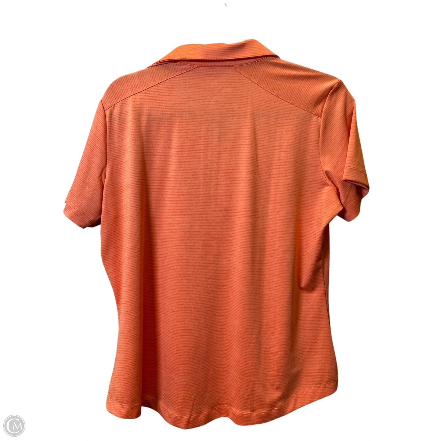 Athletic Top Short Sleeve By Clothes Mentor In Orange, Size: L