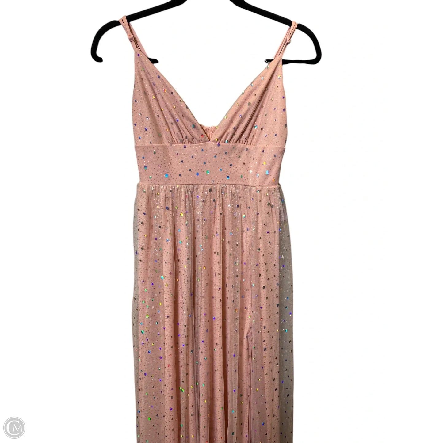 Dress Party Long By Clothes Mentor In Pink, Size: Xs