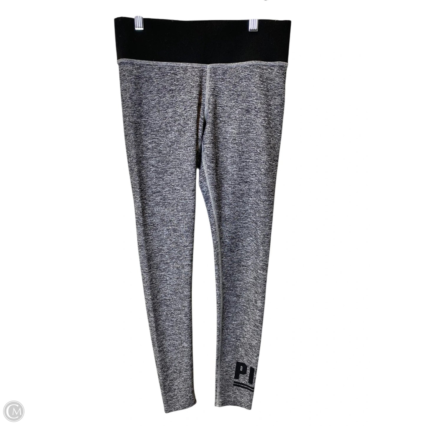 Athletic Leggings By Pink In Grey, Size: Xs