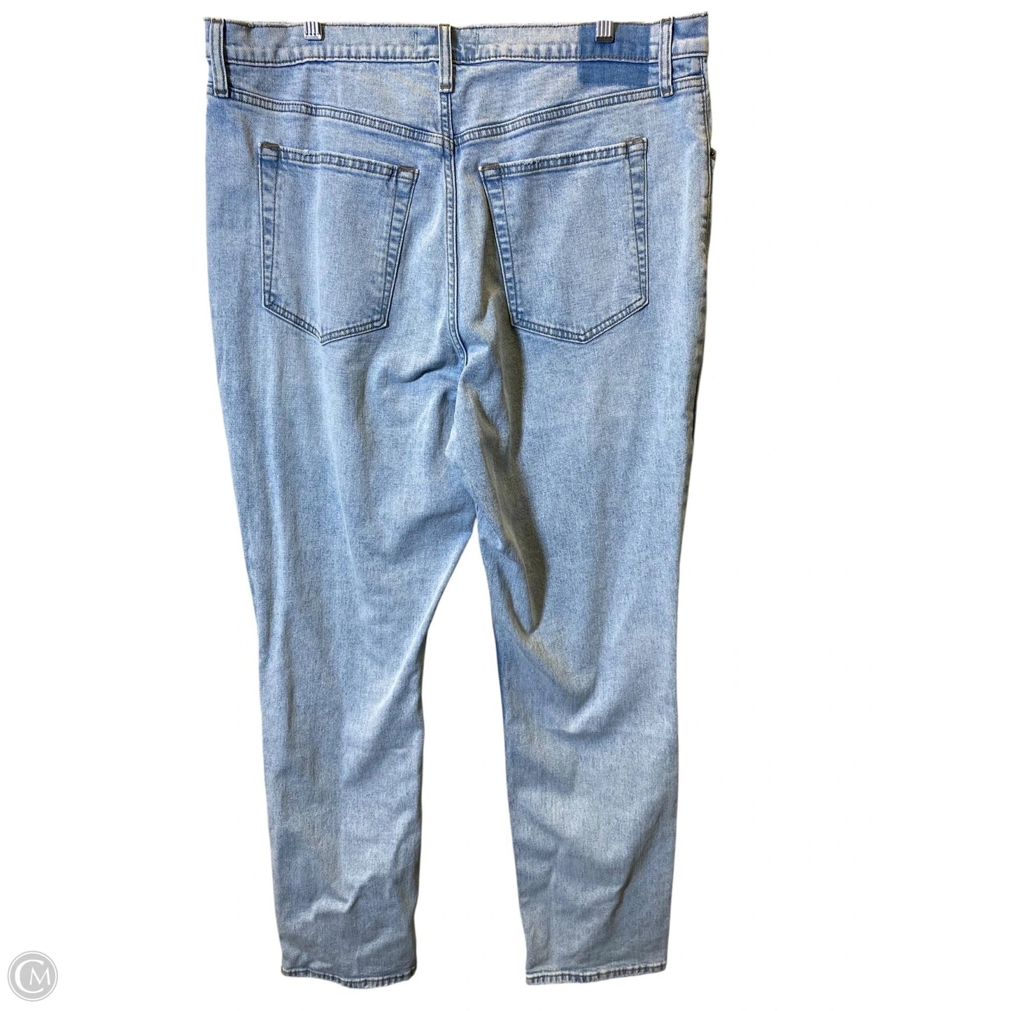 Jeans Straight By Abercrombie And Fitch In Blue Denim, Size: 18