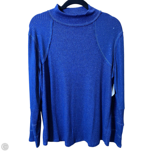 Sweatshirt Collar By Maurices In Navy, Size: 1x