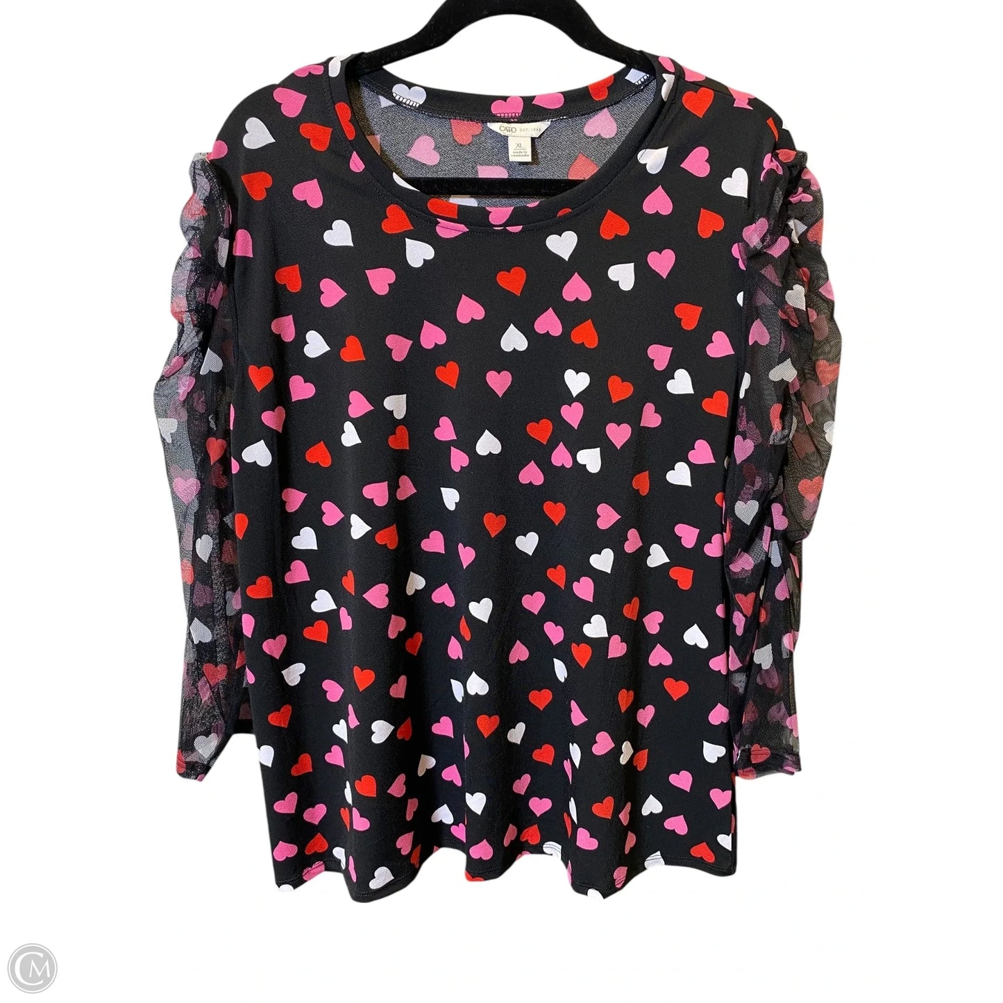 Top 3/4 Sleeve By Cato In Multi-colored, Size: Xl