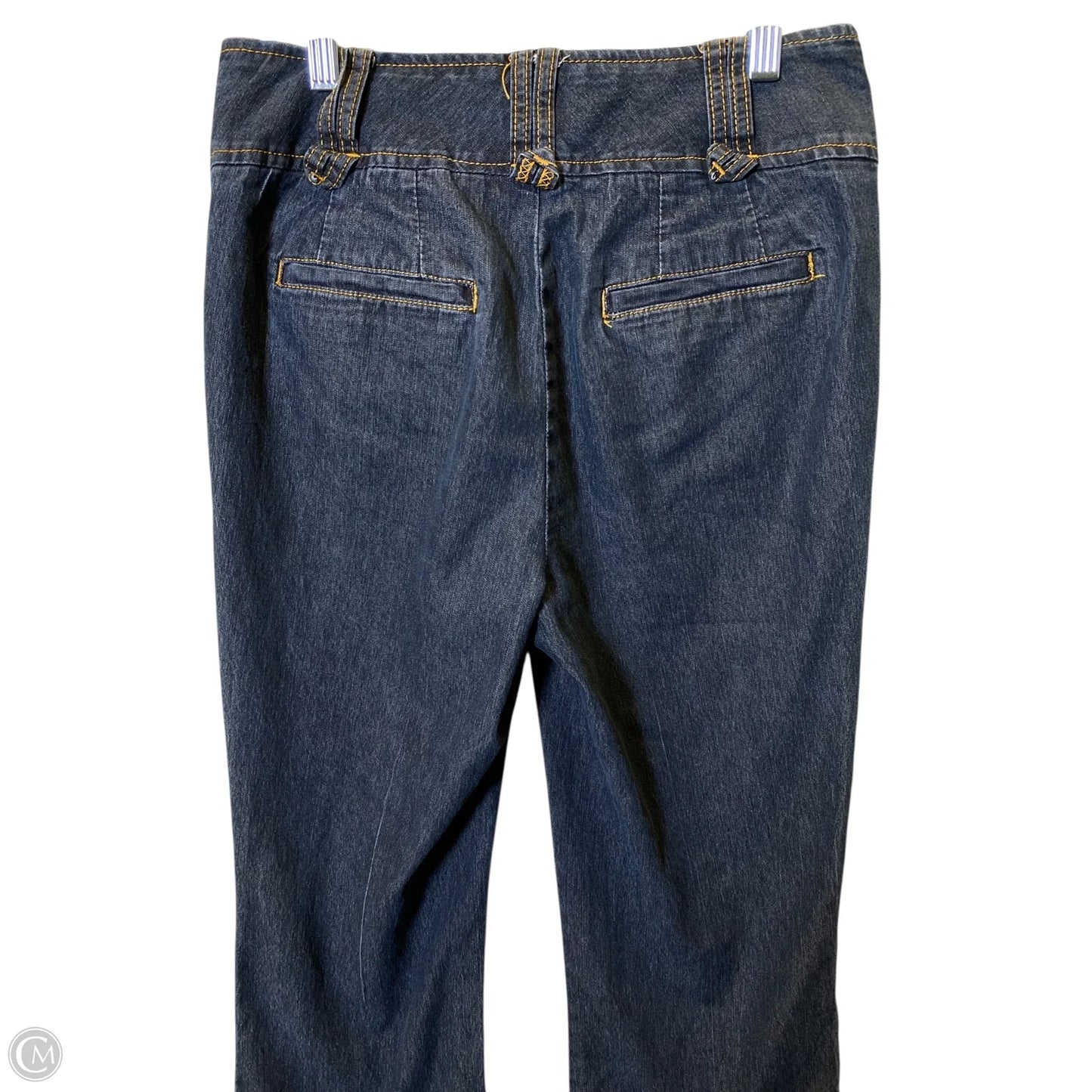 Jeans Flared By Bisou Bisou In Blue Denim, Size: 8