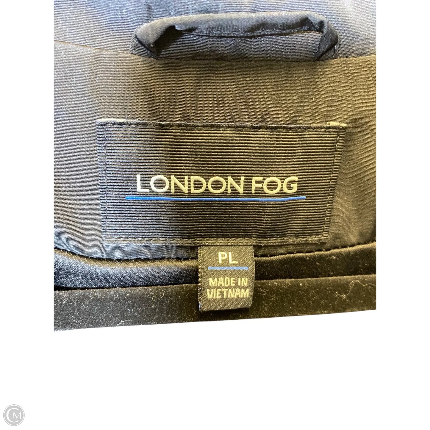 Jacket Moto By London Fog In Black, Size: Lp