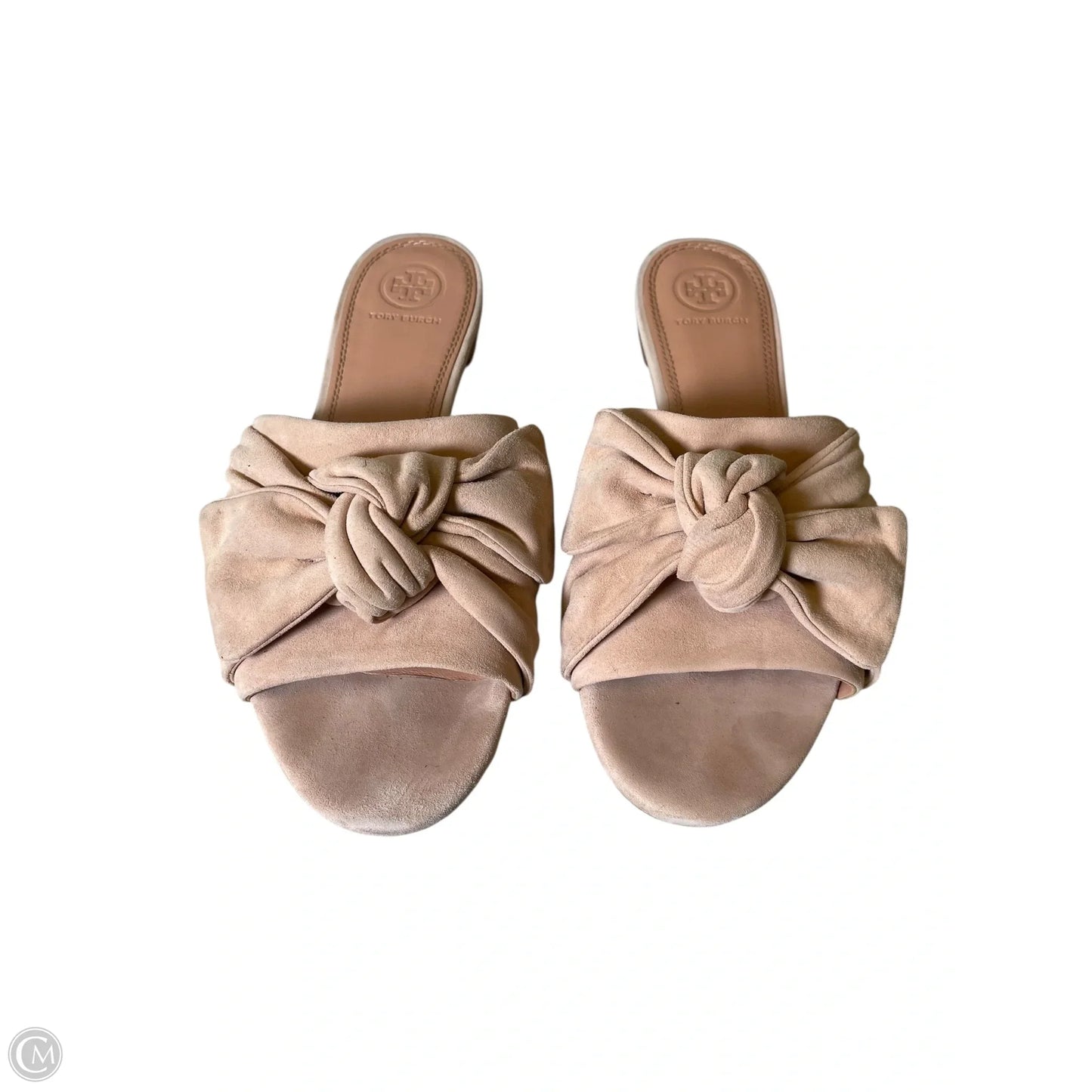 Sandals Designer By Tory Burch In Peach, Size: 8