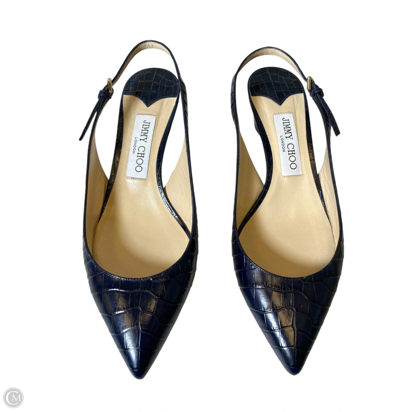 Shoes Luxury Designer By Jimmy Choo In Black, Size: 7.5