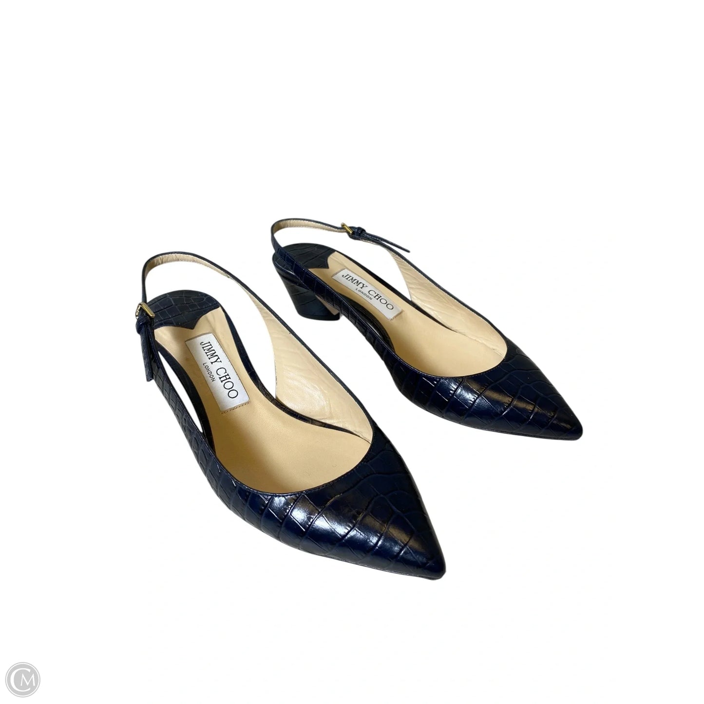 Shoes Luxury Designer By Jimmy Choo In Black, Size: 7.5