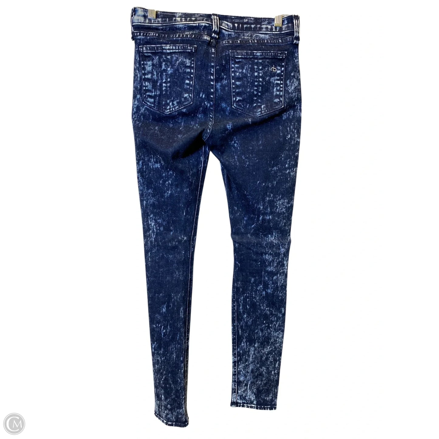 Jeans Skinny By Rag And Bone In Blue Denim, Size: 4