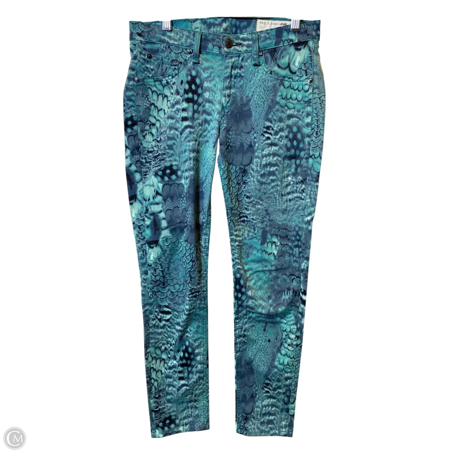 Jeans Skinny By Rag And Bone In Blue, Size: 4