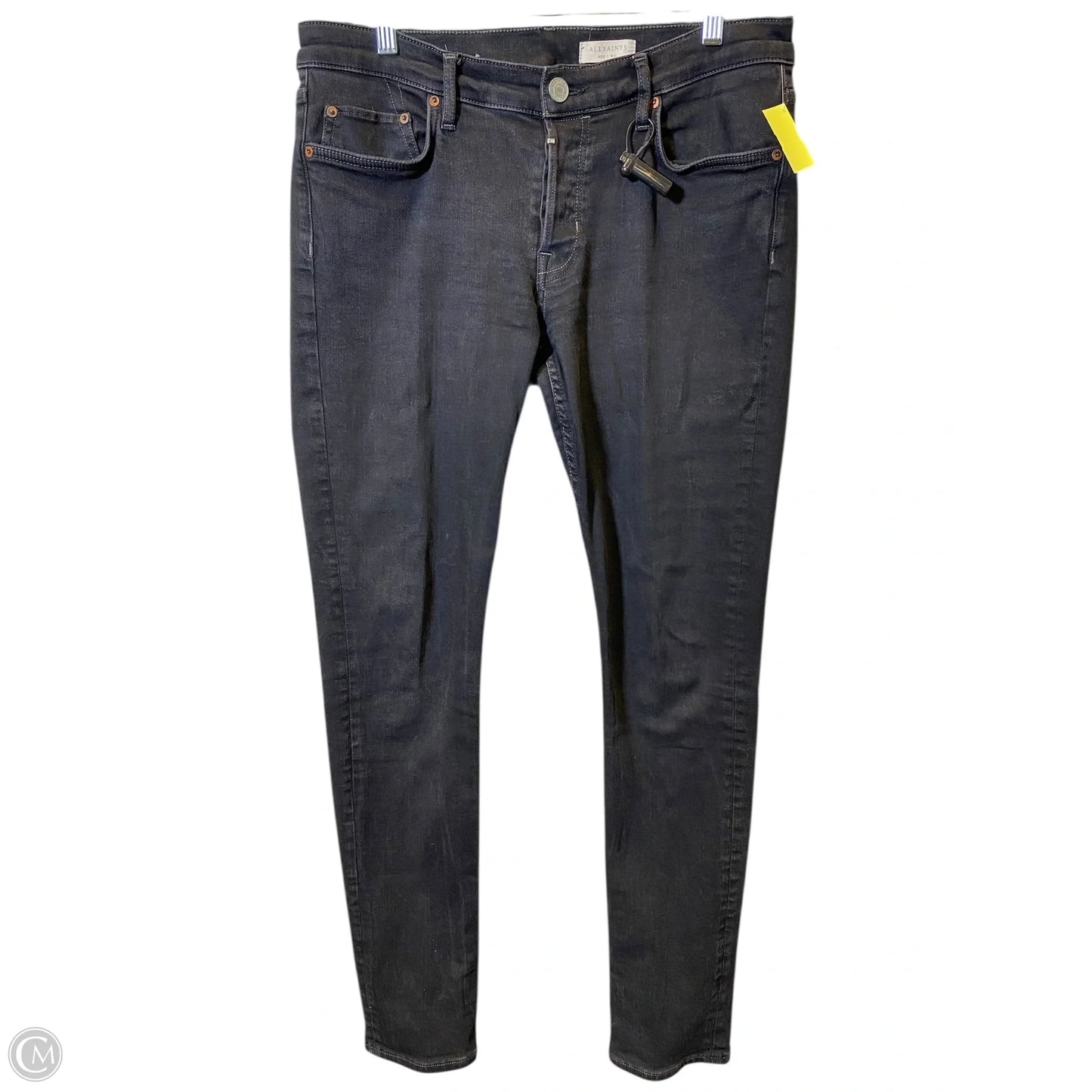 Jeans Designer By All Saints In Black, Size: 12