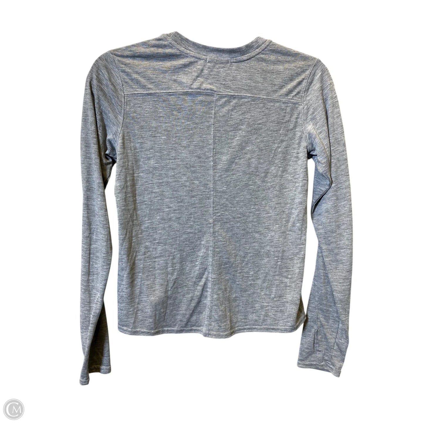 Top Long Sleeve By Brooks In Grey, Size: S