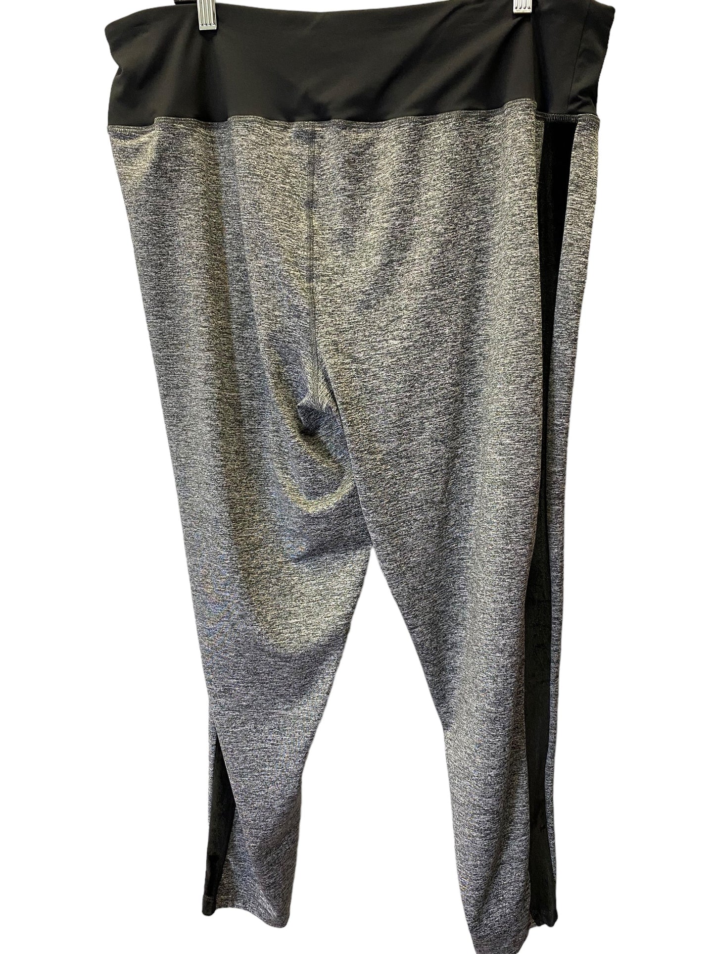 Athletic Pants By Bebe In Black & Grey, Size: 3x