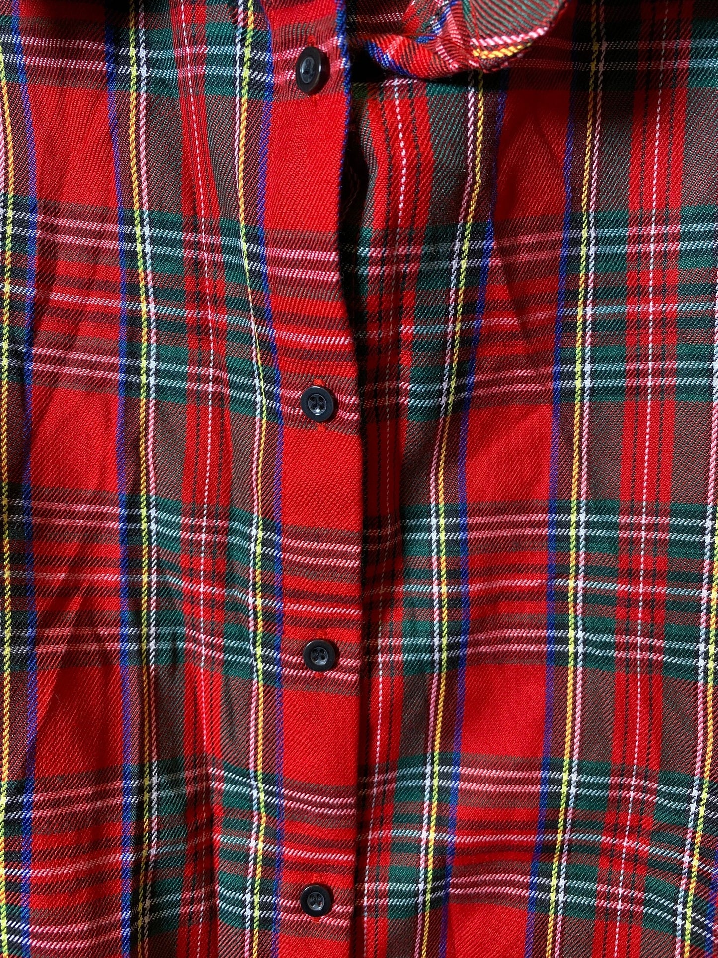 Blouse Long Sleeve By Shein In Checkered Pattern, Size: Xl