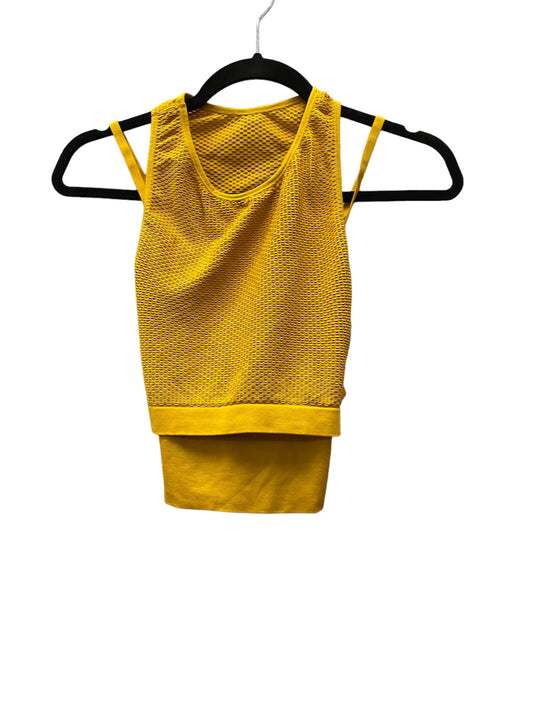 Athletic Bra By Cmc In Yellow, Size: S