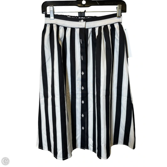 Skirt Midi By Allegory In Striped Pattern, Size: Xs