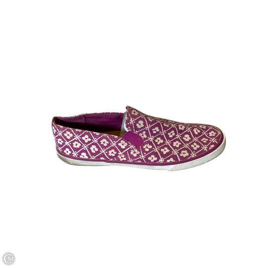 Shoes Designer By Tory Burch In Pink & White, Size: 10