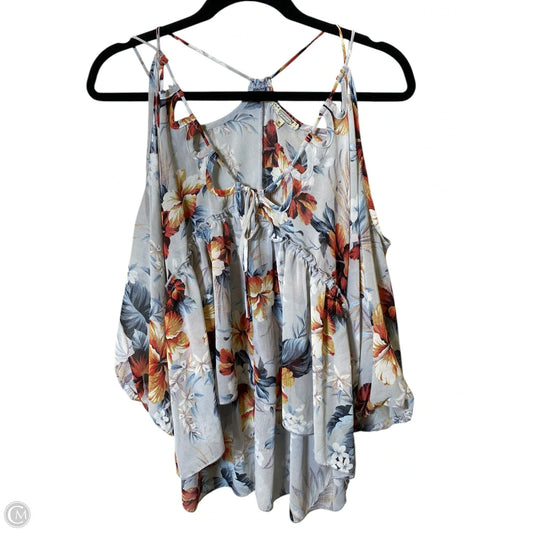 Top Long Sleeve By Cmc In Floral Print, Size: M