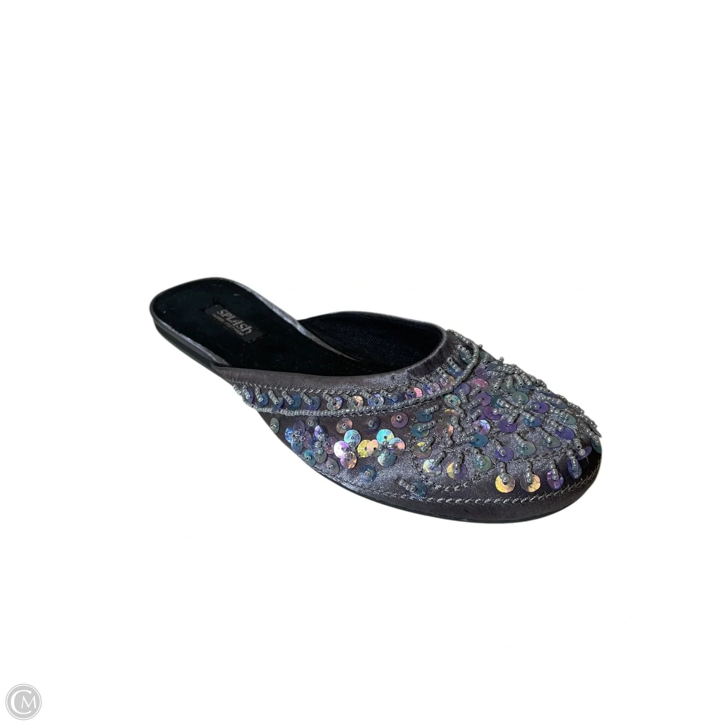 Shoes Flats By Cmc In Grey & Purple, Size: 7