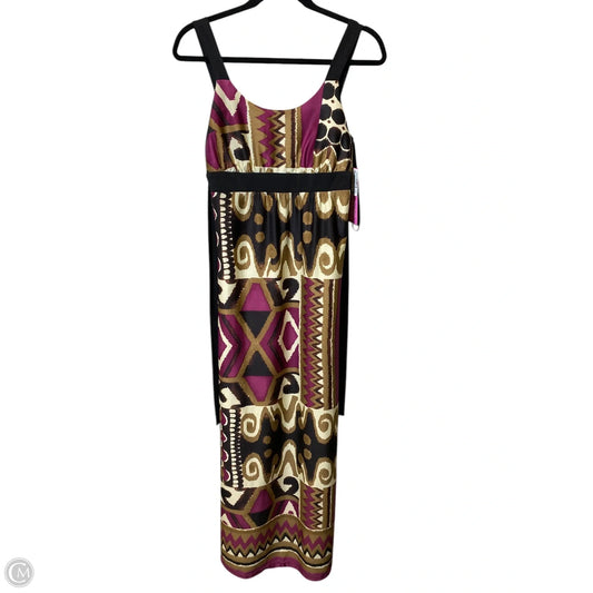 Dress Casual Maxi By Cmc In Multi-colored, Size: 4