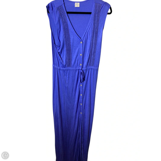 Dress Casual Maxi By Oneill In Purple, Size: L