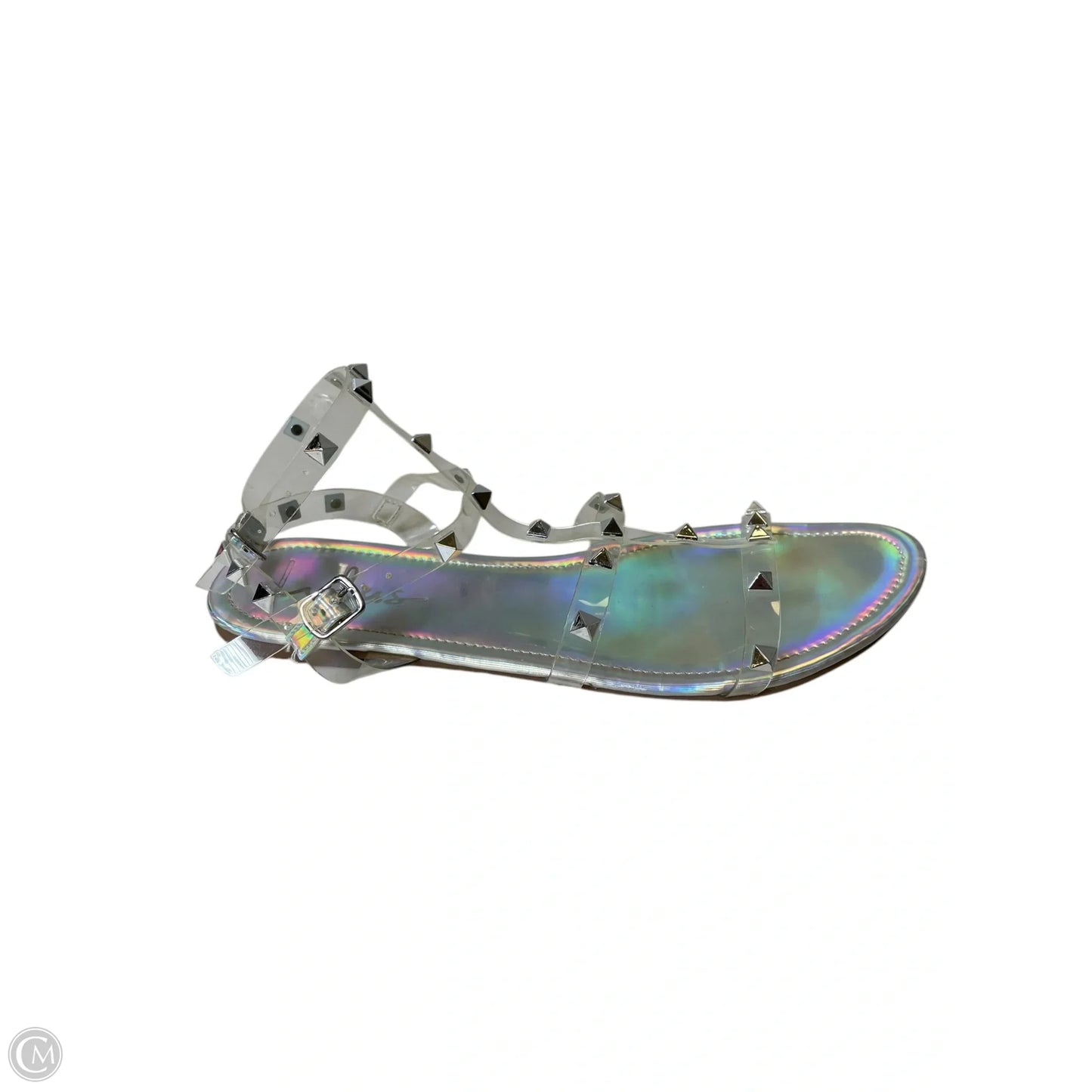 Sandals Flats By Lulus In Clear, Size: 8.5