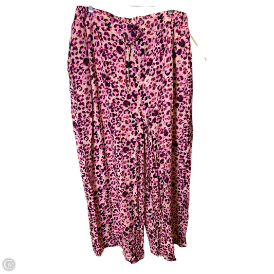 Pants Wide Leg By Torrid In Animal Print, Size: 3x