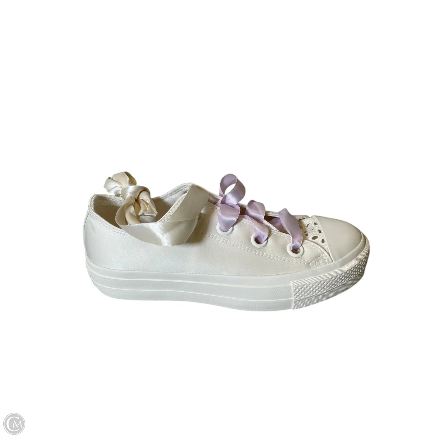 Shoes Athletic By Converse In Purple & White, Size: 9