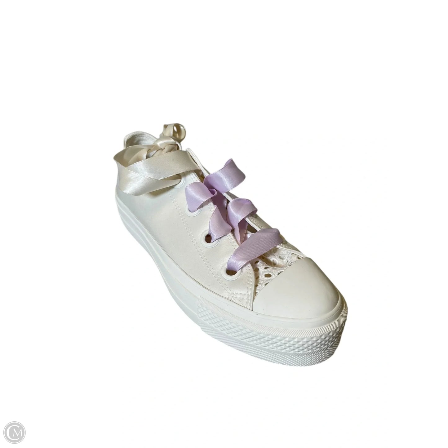 Shoes Athletic By Converse In Purple & White, Size: 9