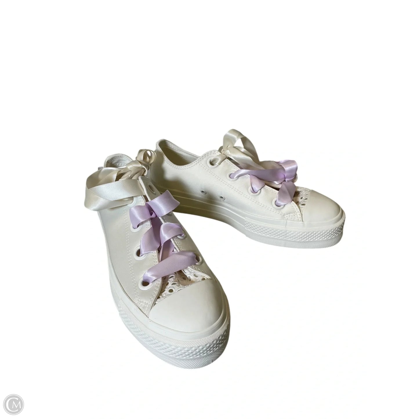 Shoes Athletic By Converse In Purple & White, Size: 9