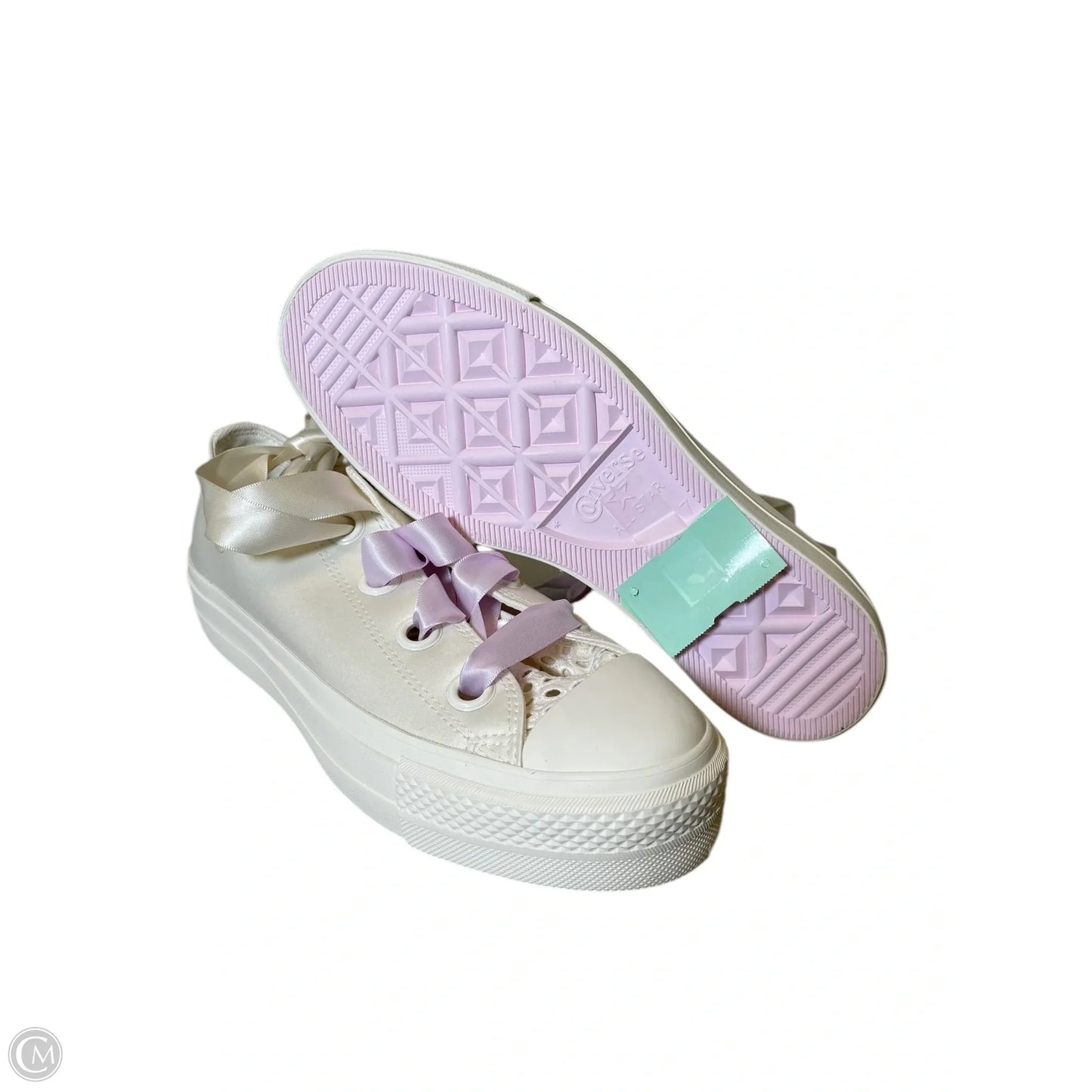 Shoes Athletic By Converse In Purple & White, Size: 9