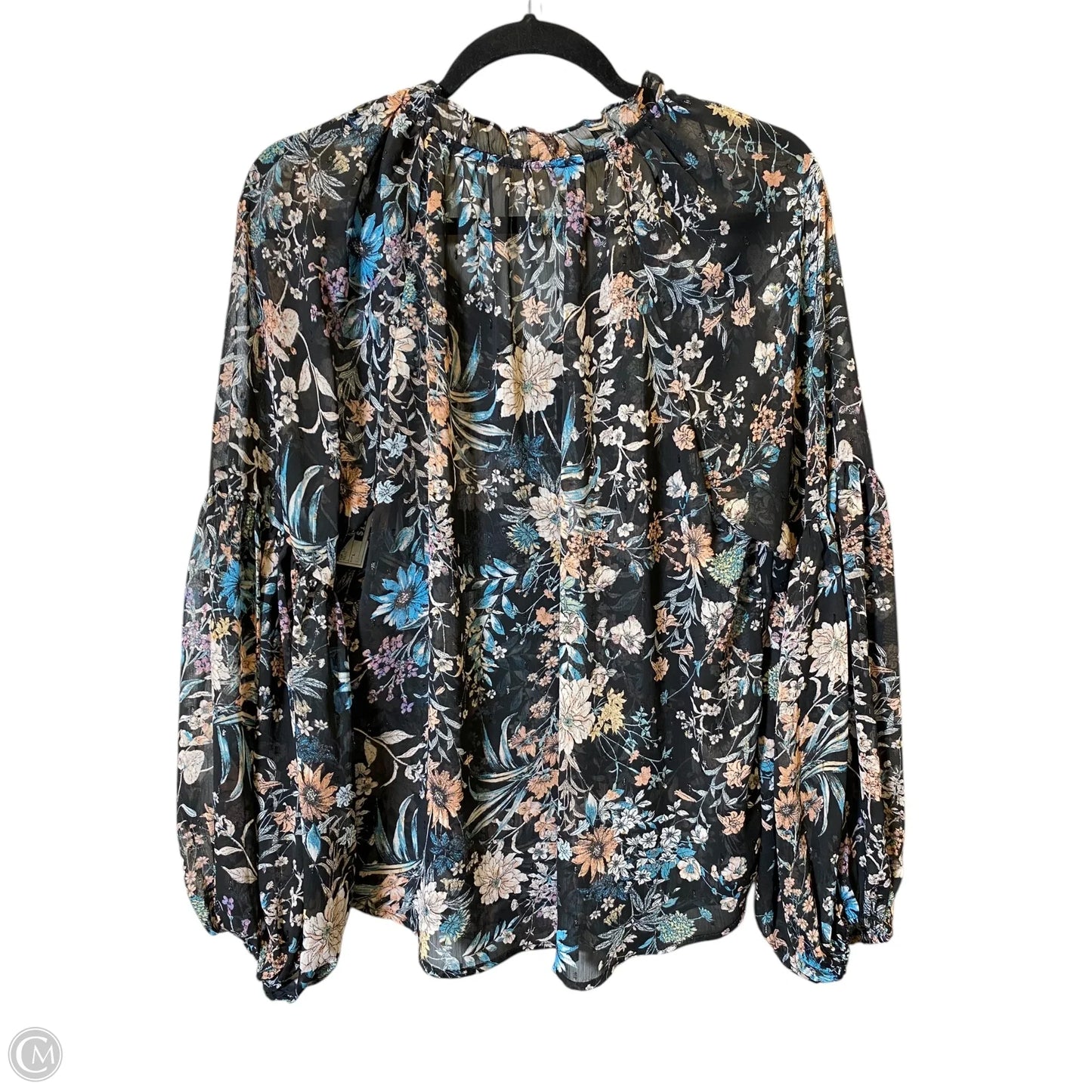 Top Long Sleeve By Lovestitch In Multi-colored, Size: L