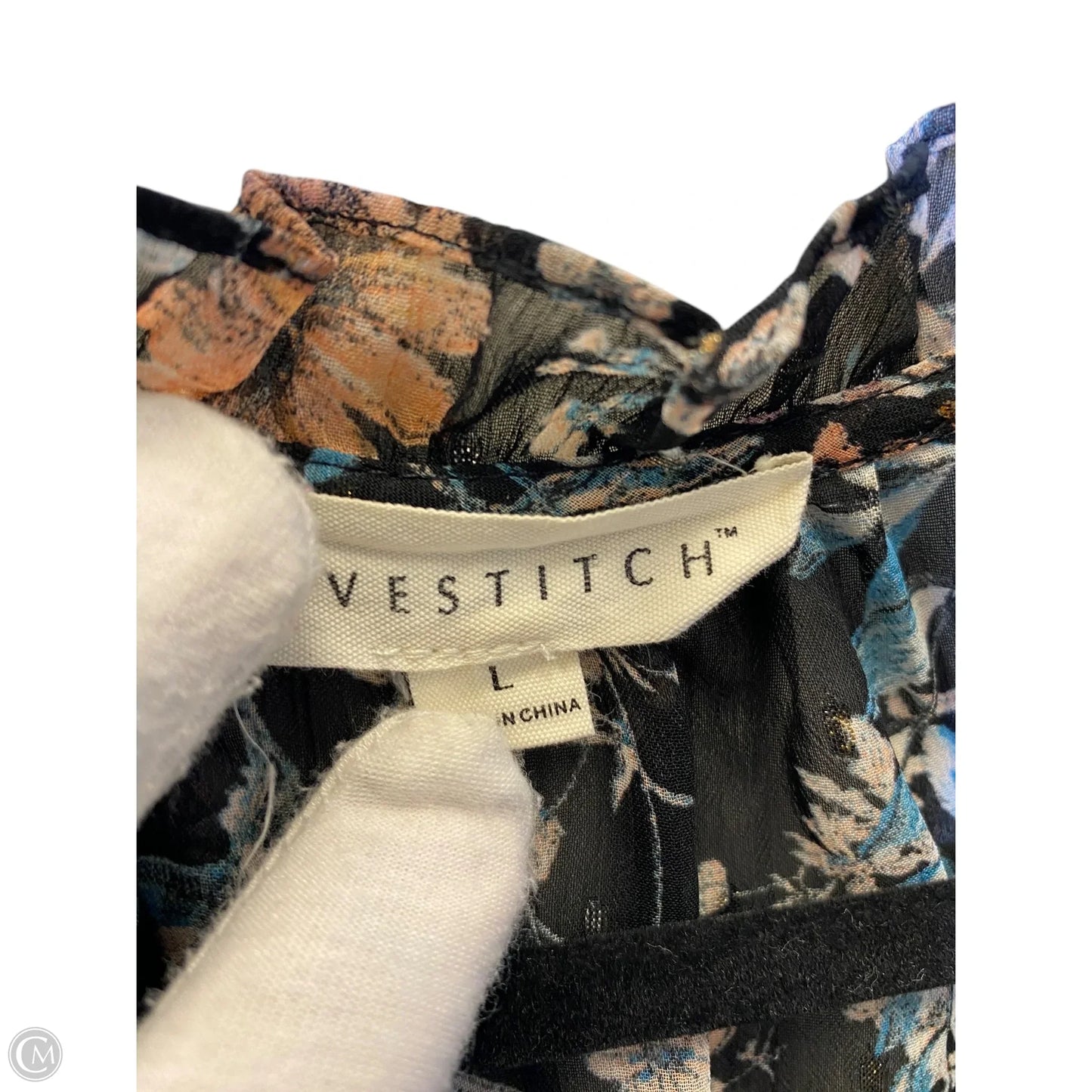 Top Long Sleeve By Lovestitch In Multi-colored, Size: L