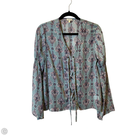Top Long Sleeve By Eyeshadow In Multi-colored, Size: M