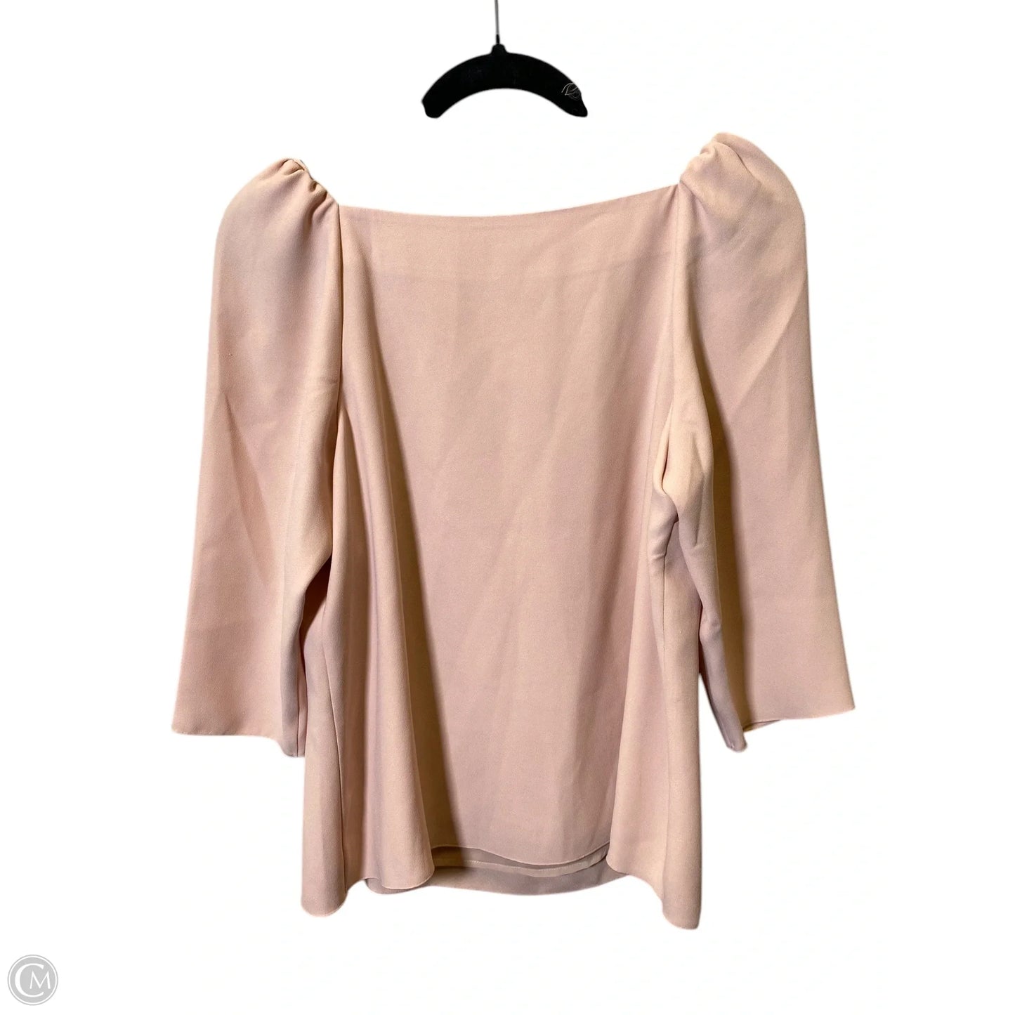Top 3/4 Sleeve By Ann Taylor In Peach, Size: S