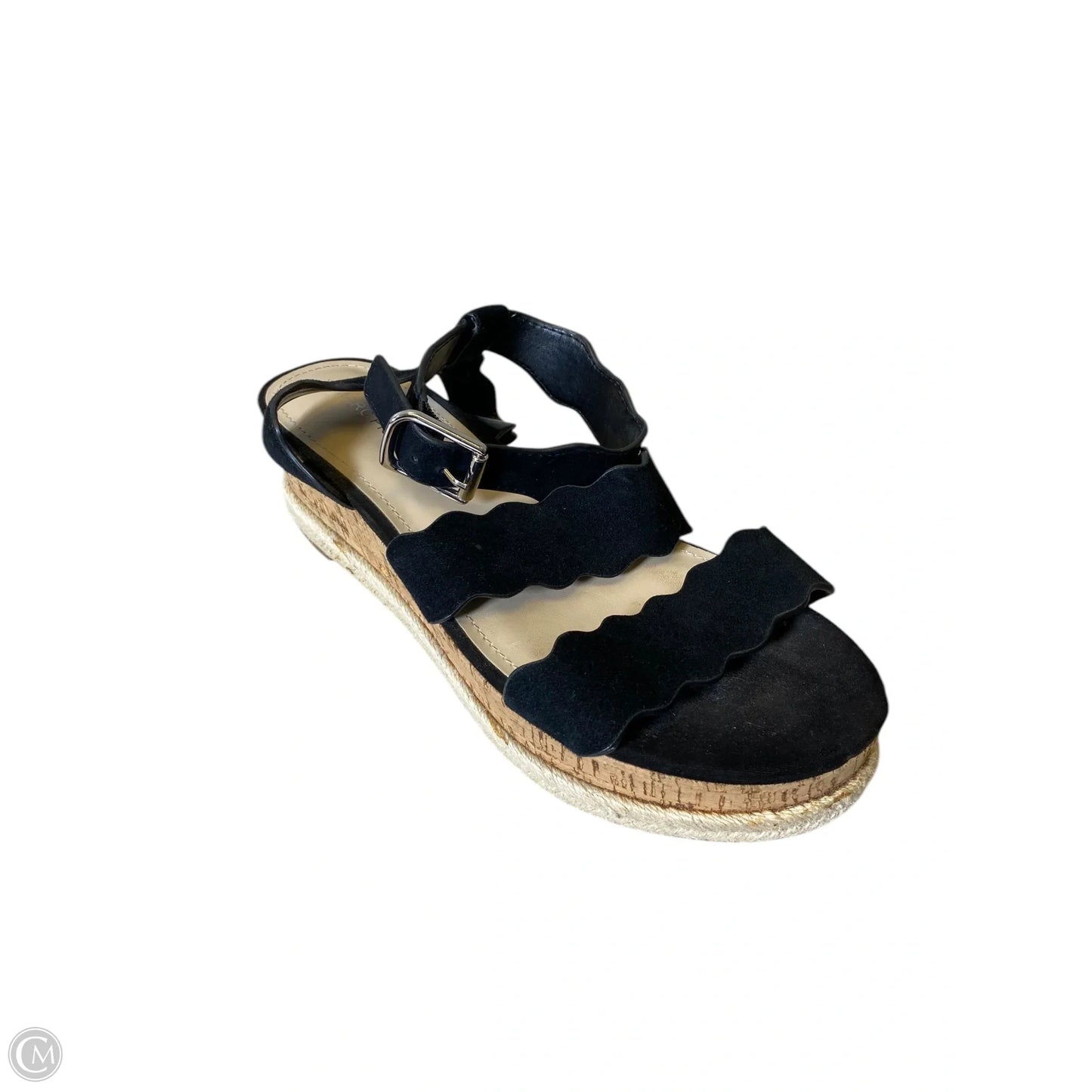 Sandals Flats By Marc Fisher In Black, Size: 8