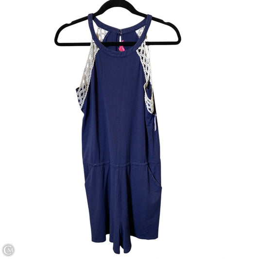 Romper Designer By Lilly Pulitzer In Navy, Size: S