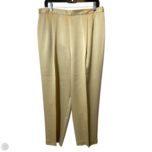Pants Dress By Judith Hart In Gold, Size: 16