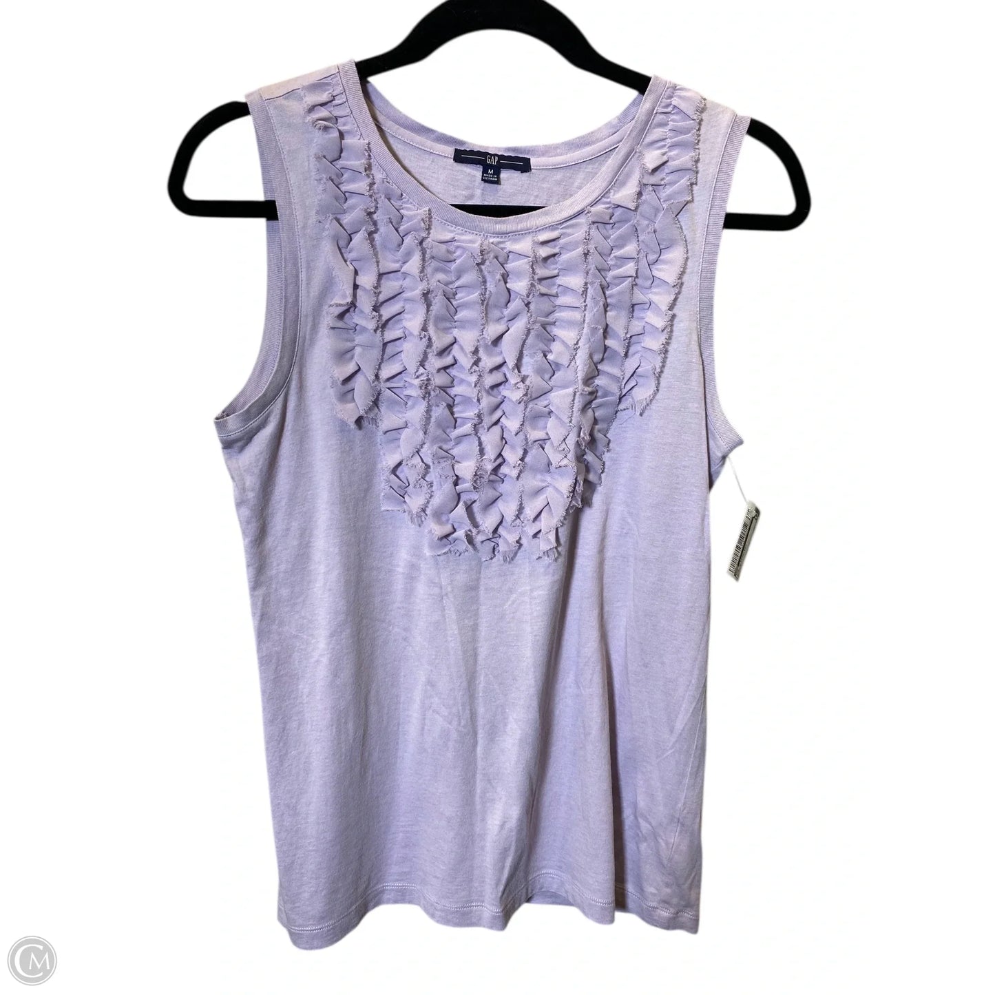 Top Sleeveless By Gap In Purple, Size: M