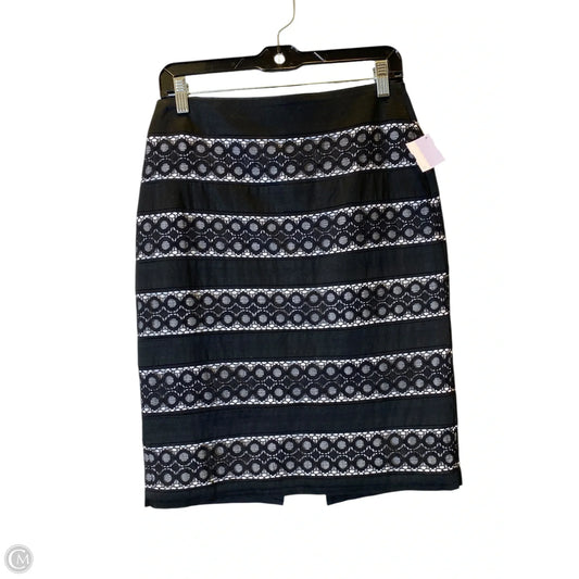 Skirt Mini & Short By White House Black Market In Black & White, Size: 6