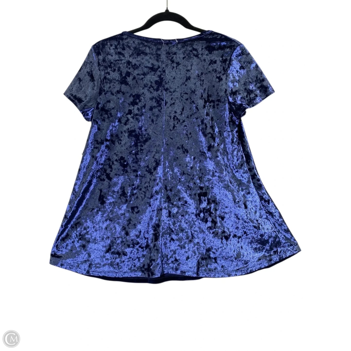 Top Short Sleeve By Entro In Blue, Size: M